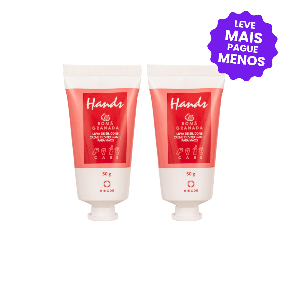 Kit 2 Miniaturas Luvas De Silicone Romã Hands 50g