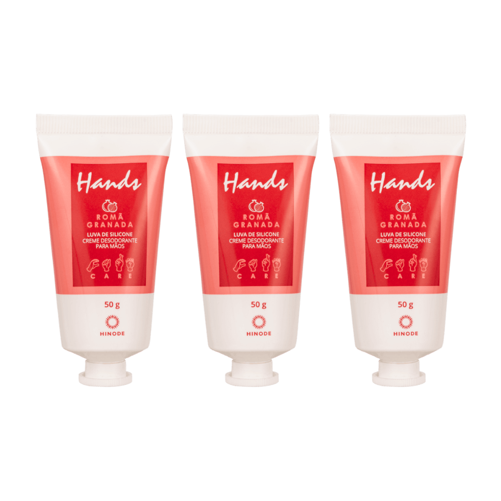 Imagem 2 de Kit 3 Miniaturas Luvas De Silicone Romã Hands 50g