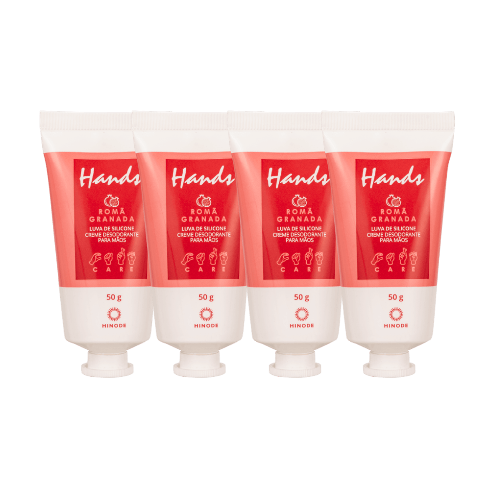 Imagem 2 de Kit 4 Miniaturas Luvas De Silicone Romã Hands 50g
