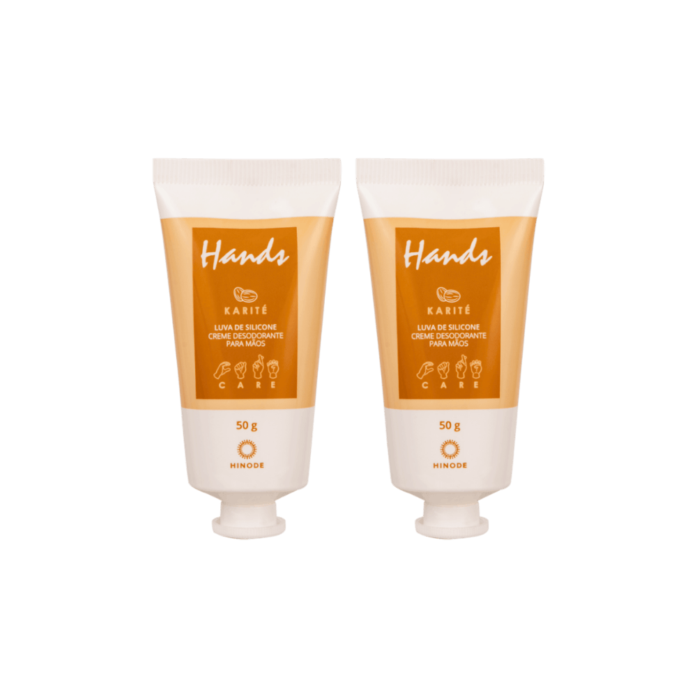 Imagem 2 de Kit 2 Miniaturas Luvas De Silicone Karité Hands 50g