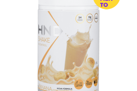 Shake H-Control Sabor Banana Com Chantilly HND 450g